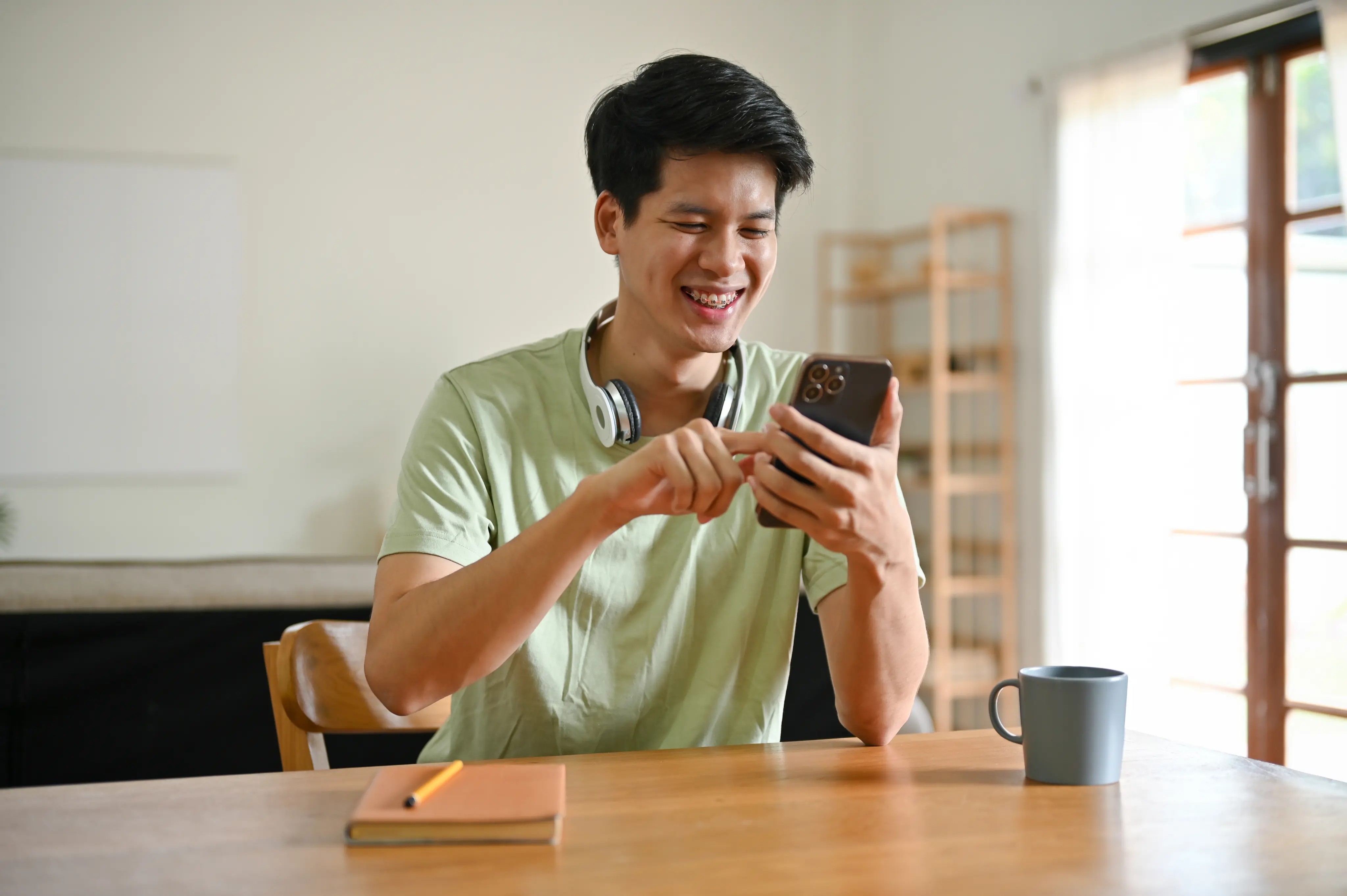 man with phone